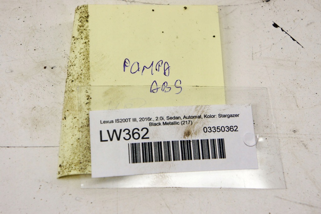 фото №7, Lw362 lexus is 200t iii 2.0i насос abs 44540-53430