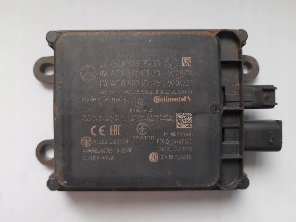 фото №1, Mercedes c w206 s w223 eqs 297 модуль радар датчик