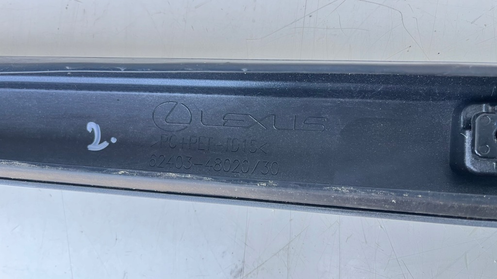 Молдинг кровельная левая рейлинг lexus rx v al30 22- 6240348020 Доставка