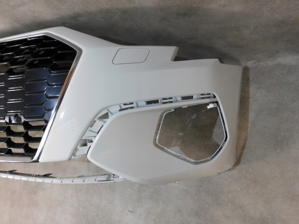 фото №10, Audi a3 8y бампер перед передний белый решётка радиатора