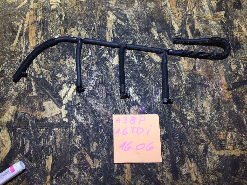 фото №1, Audi a3 8p lift 1.6 tdi шланг обратка топлива топлива