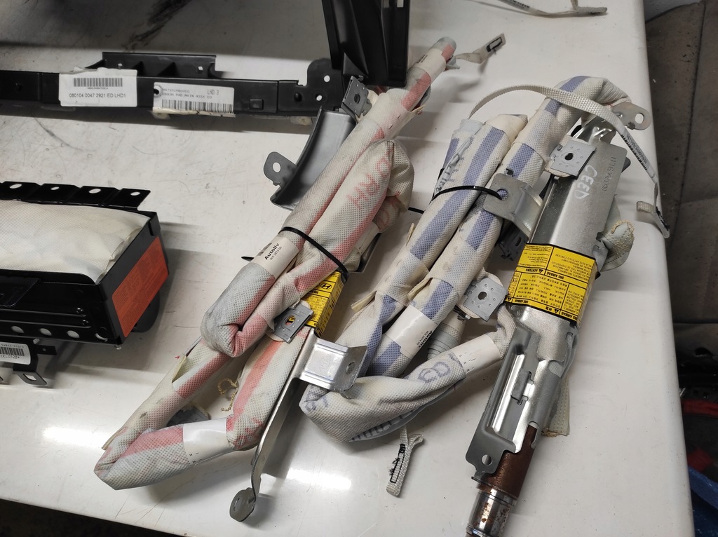 фото №7, Kia ceed 1 i 06- приборная панель консоль ремни подушки безопасности шторки безопасности модуль 95910-1h000