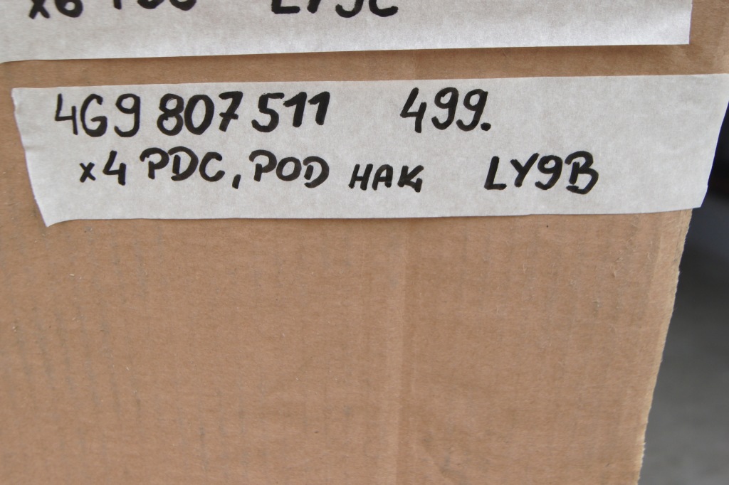 Gd audi a6 c7 avant ly9b бампер задняя 4g9807511 в Украине