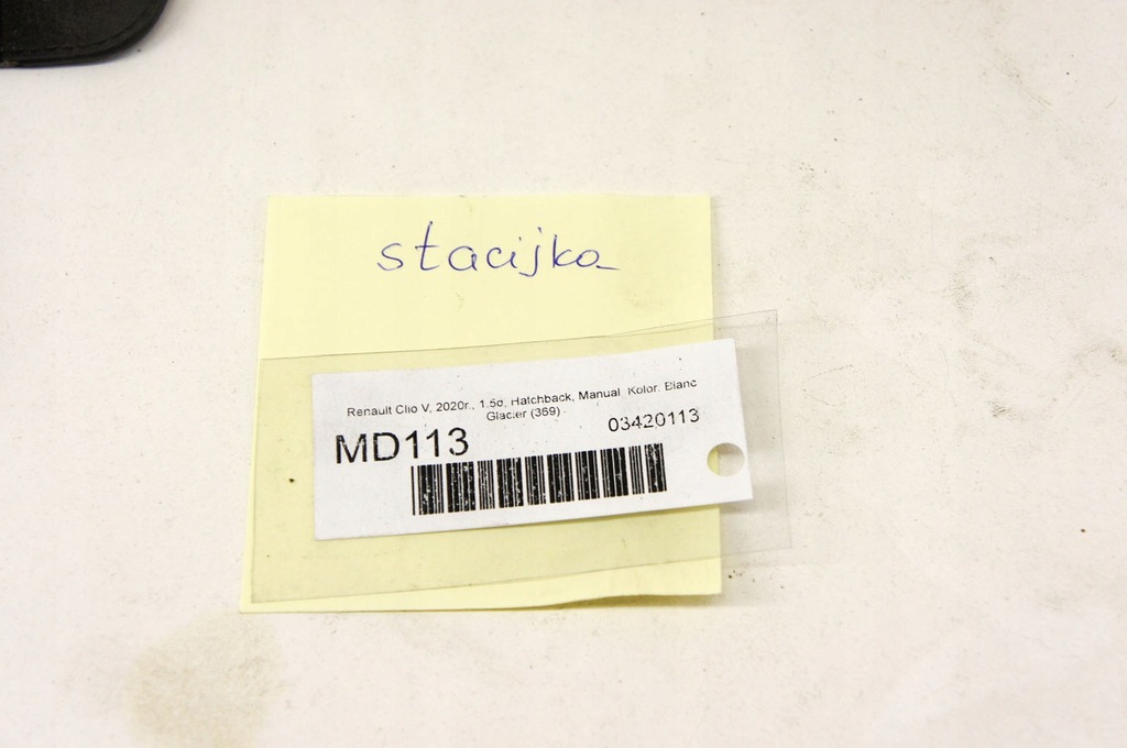 фото №6, Md113 renault clio v замок запалювання ключ вкладка kpl