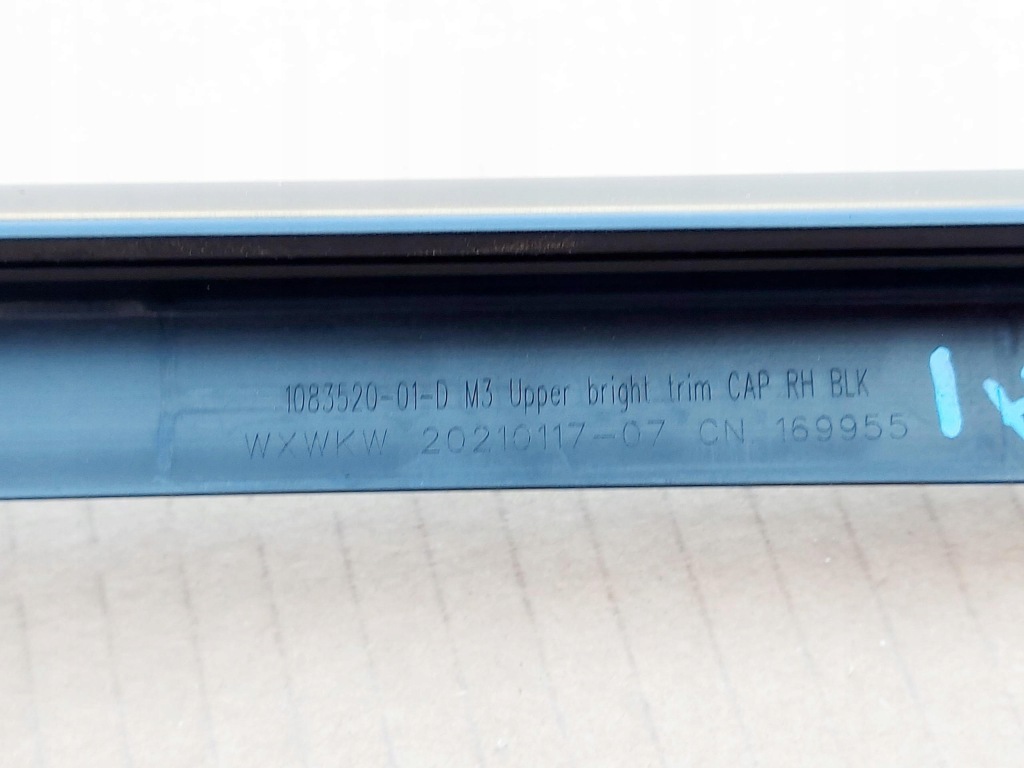 Tesla 3 tesla iii 21r. молдинг крыша кровельная кузов правая czarna Киев