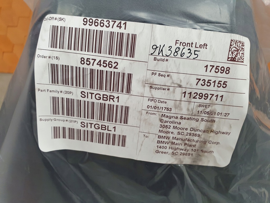 фото №13, Bmw x5 g05 сиденья sport сиденье правый левый с подогревом память nowe