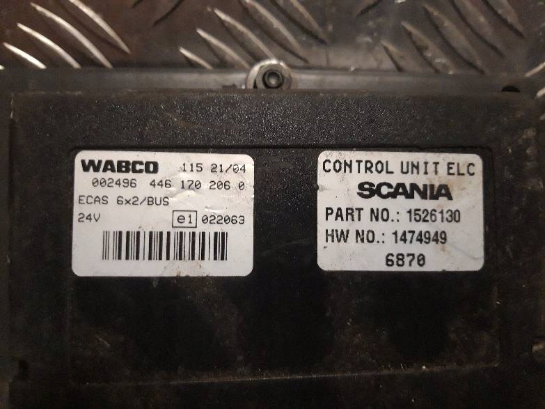 фото №1, Блок керування бортовий комп'ютер ecas wabco scania r 1526130