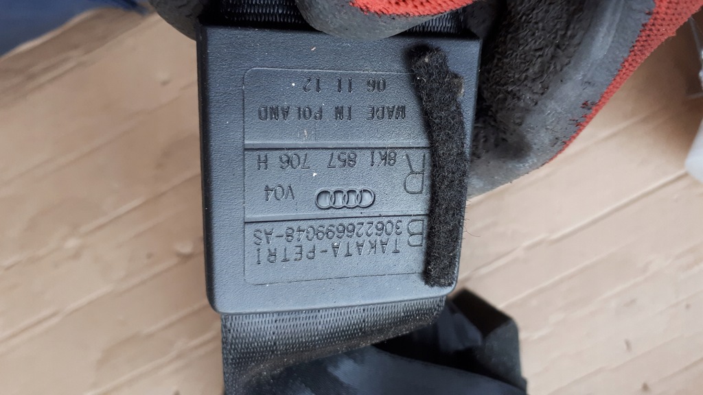 фото №7, S4 b8 lift a4 pas безопасности правый 8k1857706h