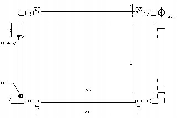 фото №1, Nissens конденсатор кондиционера lexus rx 350 awd g