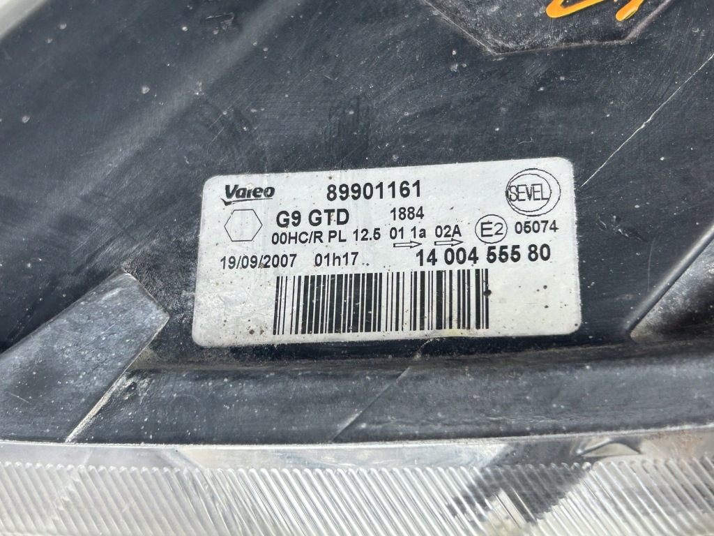 Citroen jumpy фара 89901161 Ціна