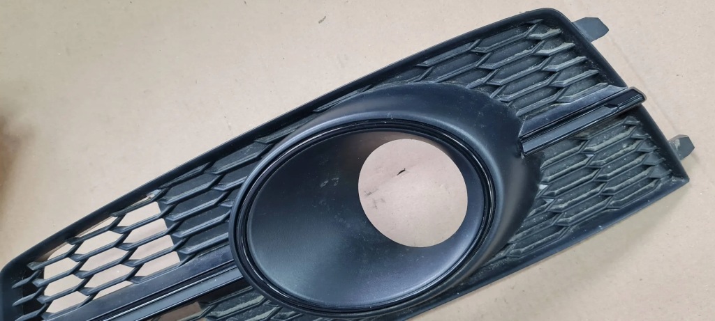 фото №15, S6 c7 4g lift решітка бампера ліва лівий перед pod радар 4g0807681ag black