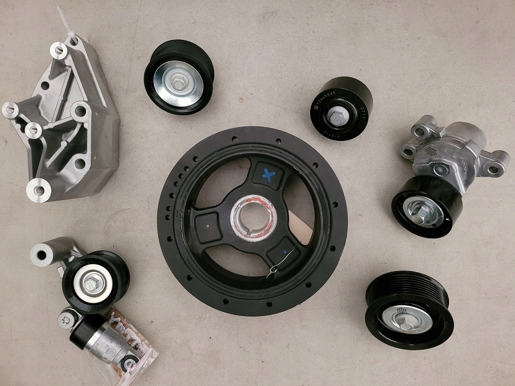 фото №1, Corvette c7 z06 lt4 ролик натягувач kółko двигун