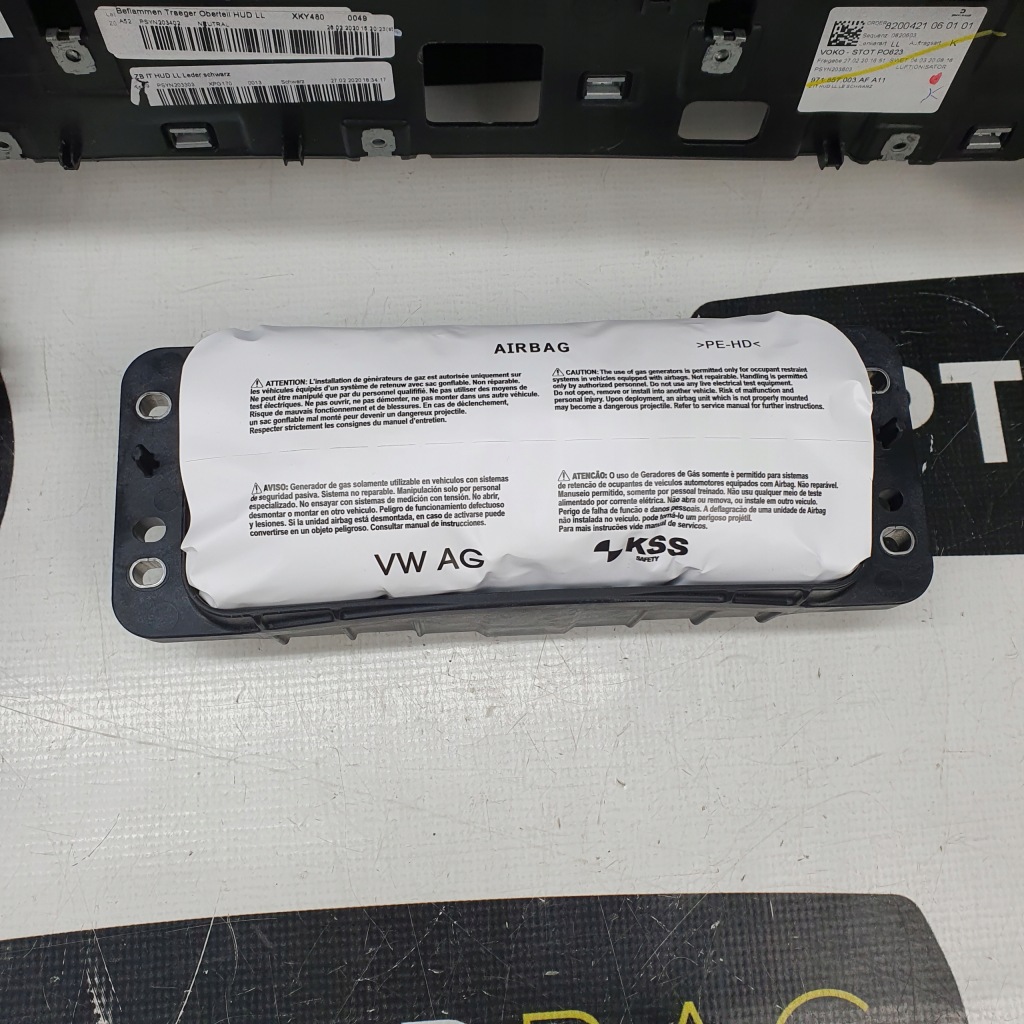 фото №9, Panamera 971 панель приладів консоль подушки безпеки ремені подушка безпеки