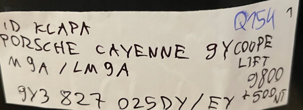 фото №6, Idealna крышка багажника багажника porsche cayenne 9y coupe lift m9a / lm9a 1