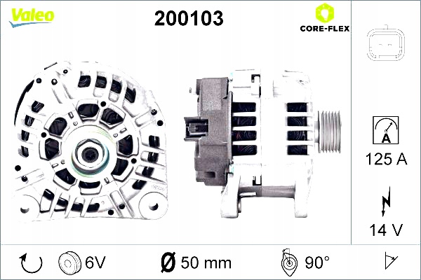 фото №2, Генератор valeo 200103