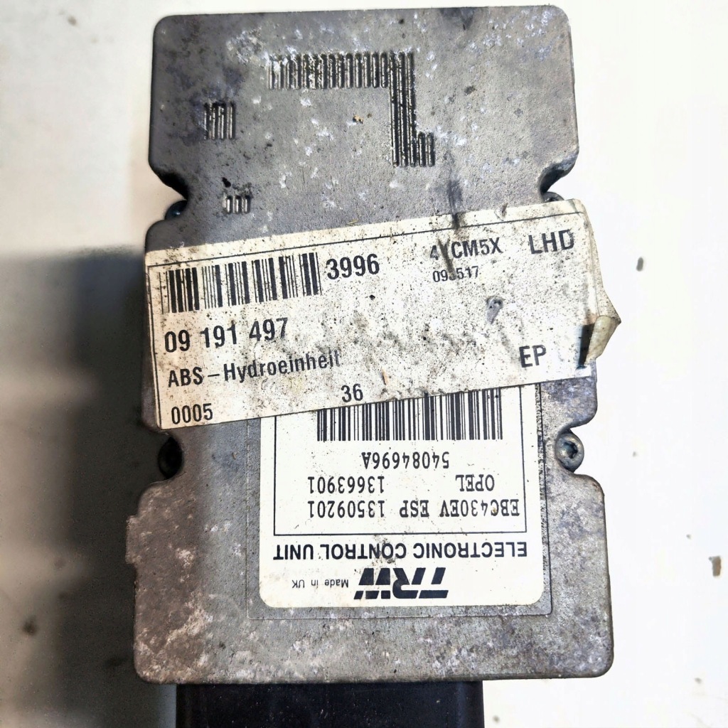 фото №1, Opel vectra c 1.8 насос abs 09191497