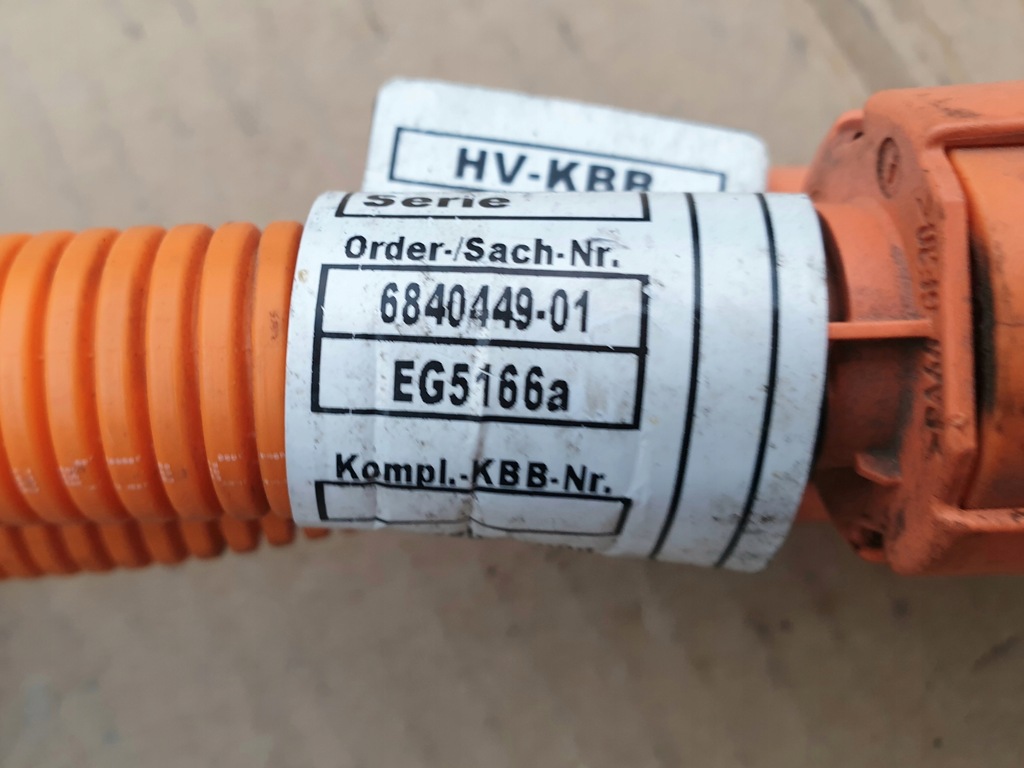 фото №10, Шланг джгут wysokiego напруги bmw i3 6840448