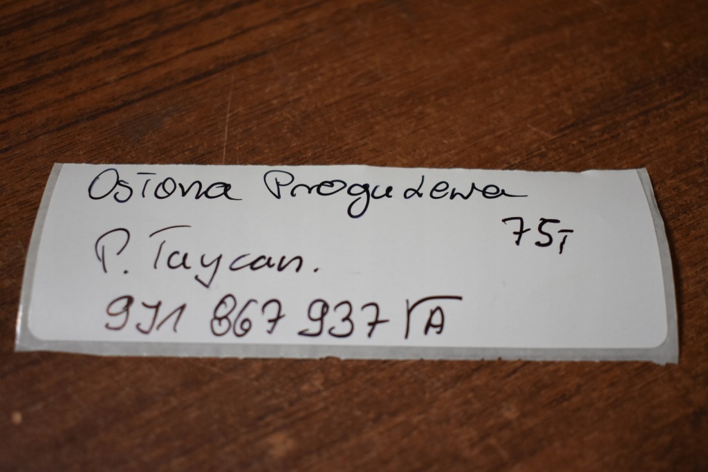 фото №4, Idealna защита порог левая porsche taycan 1