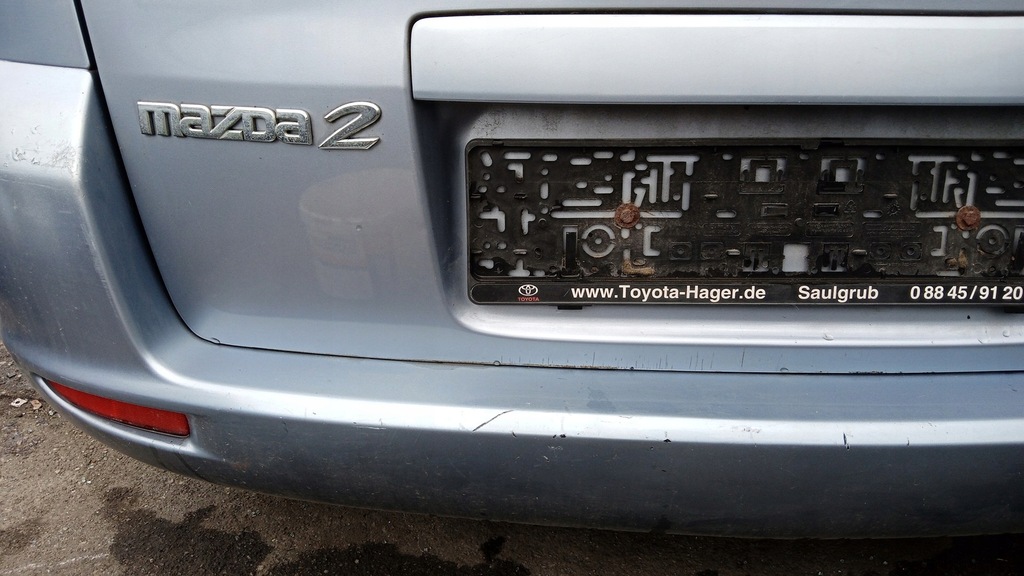 фото №8, Mazda ii 02- кришка багажника багажника комплектна kombi код лакофарбового покриття 27p