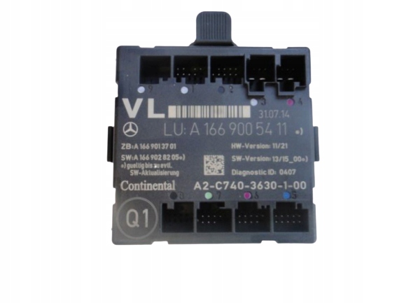 фото №1, Mercedes 156 117 w246 166 модуль двері a1669005411