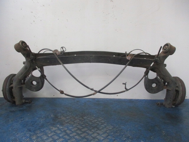 фото №4, Fiat sedici 4x4 задняя балка os задняя тормозные барабаны abs