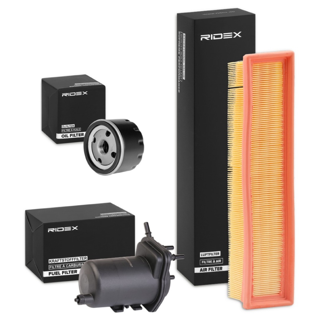 Купити Набір фільтрів ridex 4055f8925 до renault clio 2 bb0/1/2, cb0/1/2 kangoo