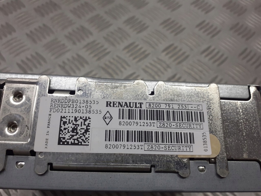 фото №3, Радио заводской cd renault thalia ii 1.6 16v 8200791253t