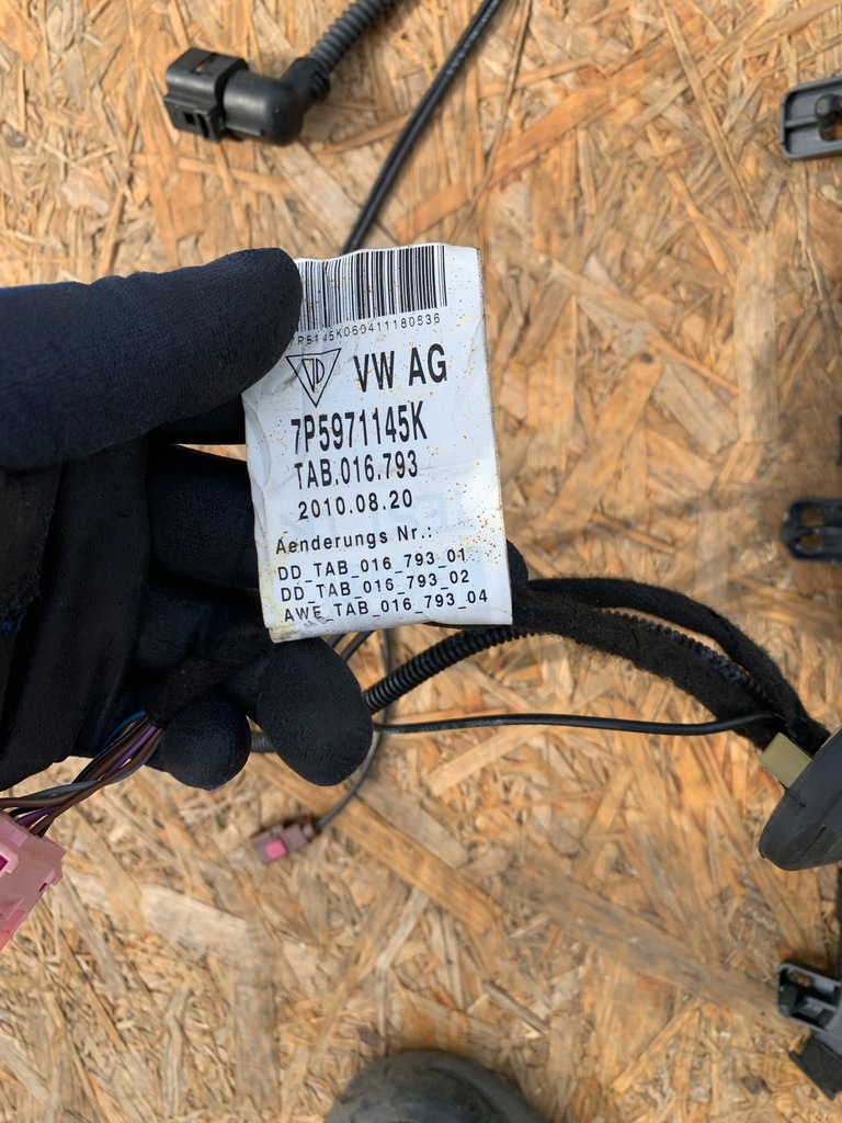 фото №8, Джгут дроти кришки задня porsche cayenne 7p5 ii