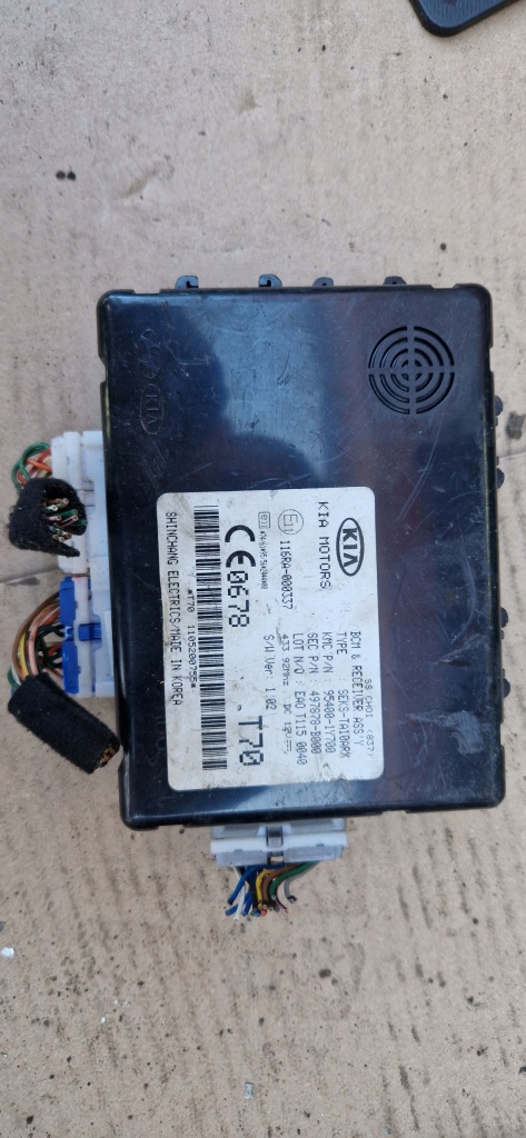 фото №1, Модуль bcm 95400-1y700 kia picanto ii 11-17