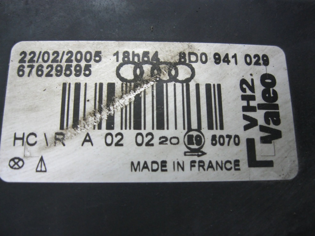 фото №6, Лампа перед левая 8d0941029 audi a4 b5 95-