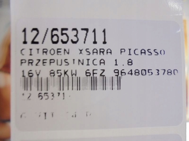 фото №10, Xsara picasso дросельна заслінка 9648053780 1,8 16v