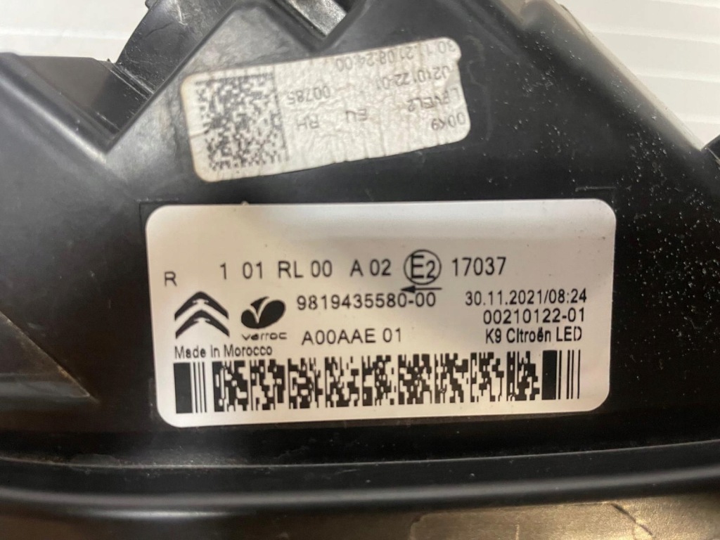 Купить Фара правый  передняя citroen berlingo iv 18- led правый перед