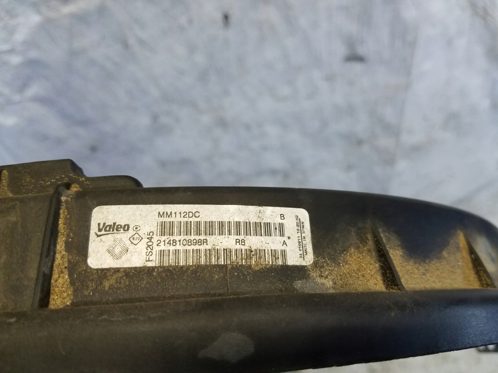 Вентилятор радиатора renault megane 3 1.4 tce 214810898r Доставка