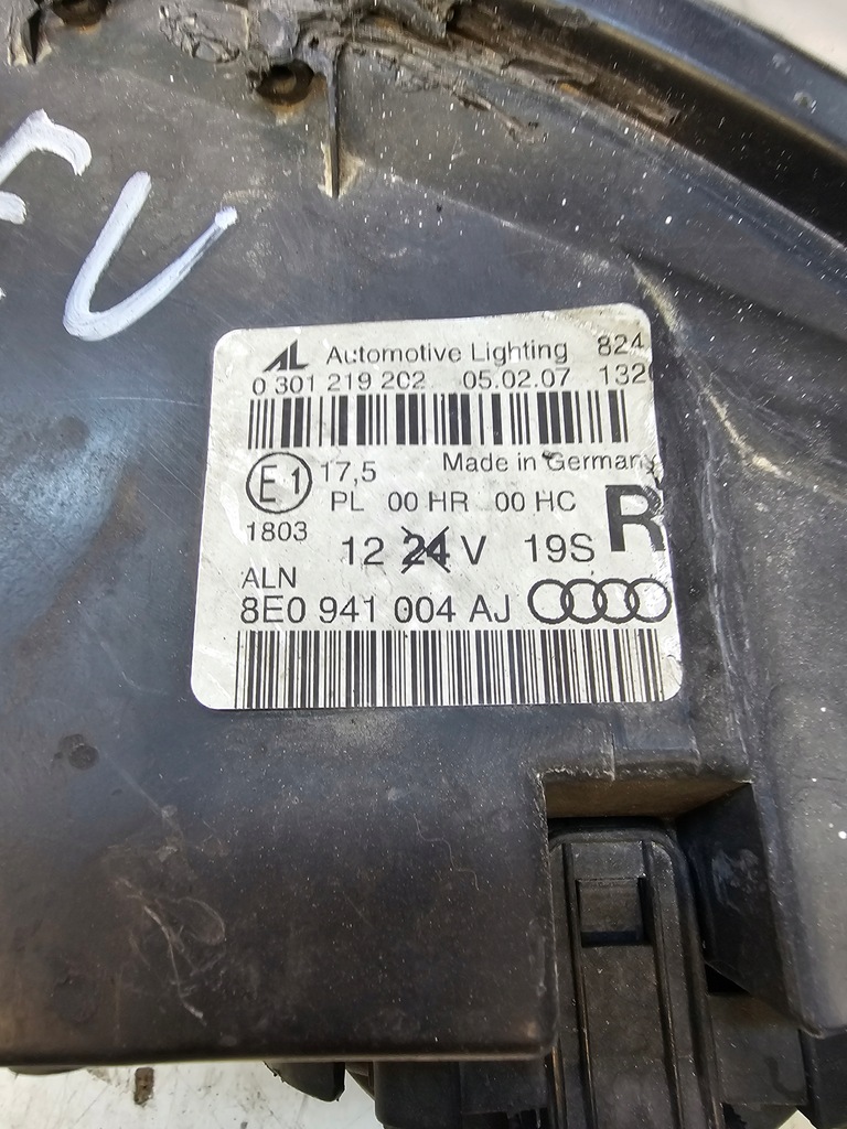 фото №11, Фара правий audi a4 b7 8e0941004aj europa