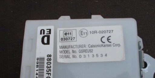 фото №1, Subaru legacy outback 2.5 10-13 модуль блок керування