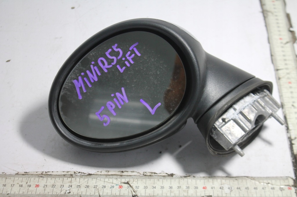 фото №1, Зеркало левая 5pin mini r55 r56 r57 07-14 uk