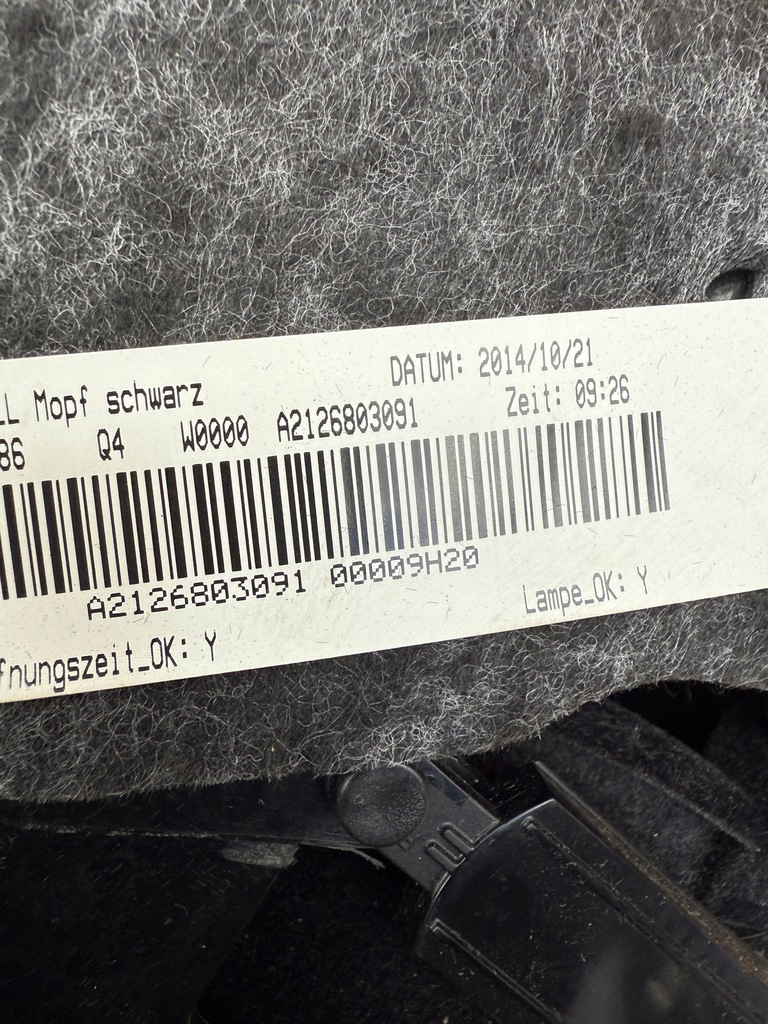 фото №5, Бардачок пасажира europa mercedes e klasa w212 lift a2126803091