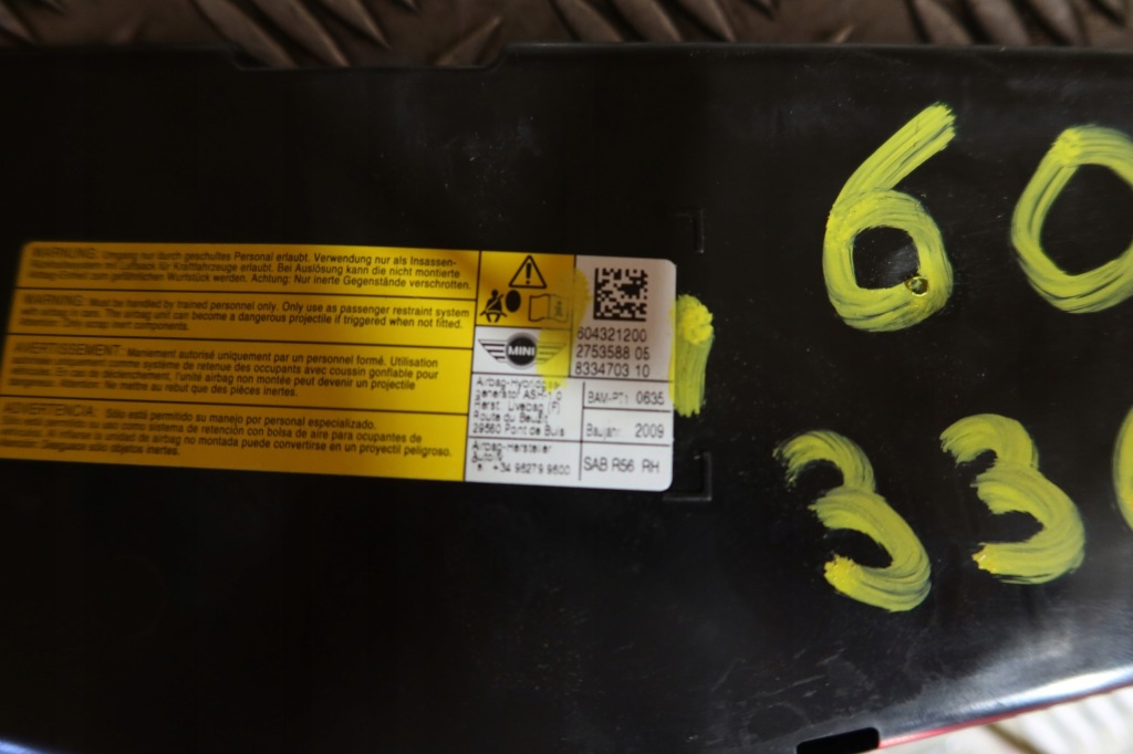 фото №4, Подушка сидіння права mini r56 604321200