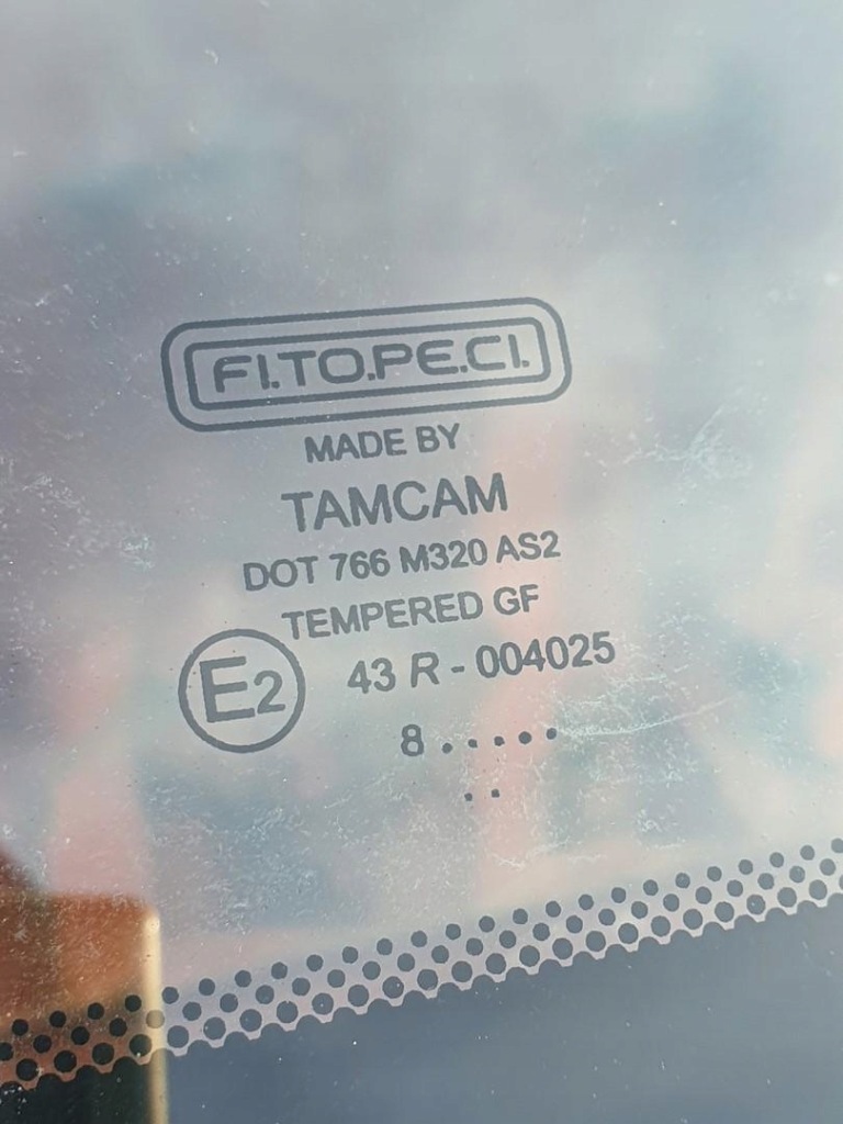 фото №4, Чверть лівий задня задня скло fiat fiorino