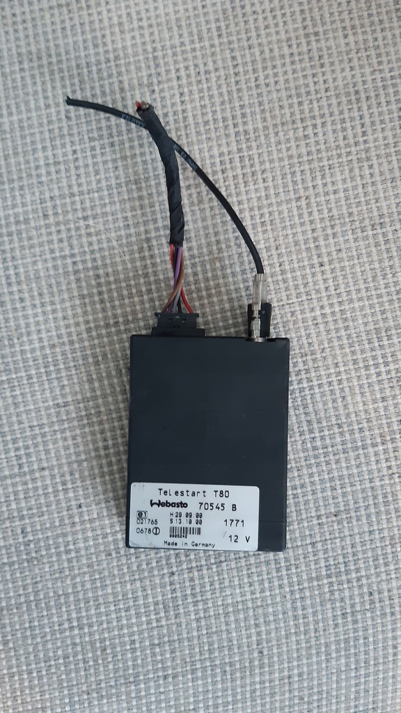 фото №1, Модуль блок управления webasto telestart 70545b