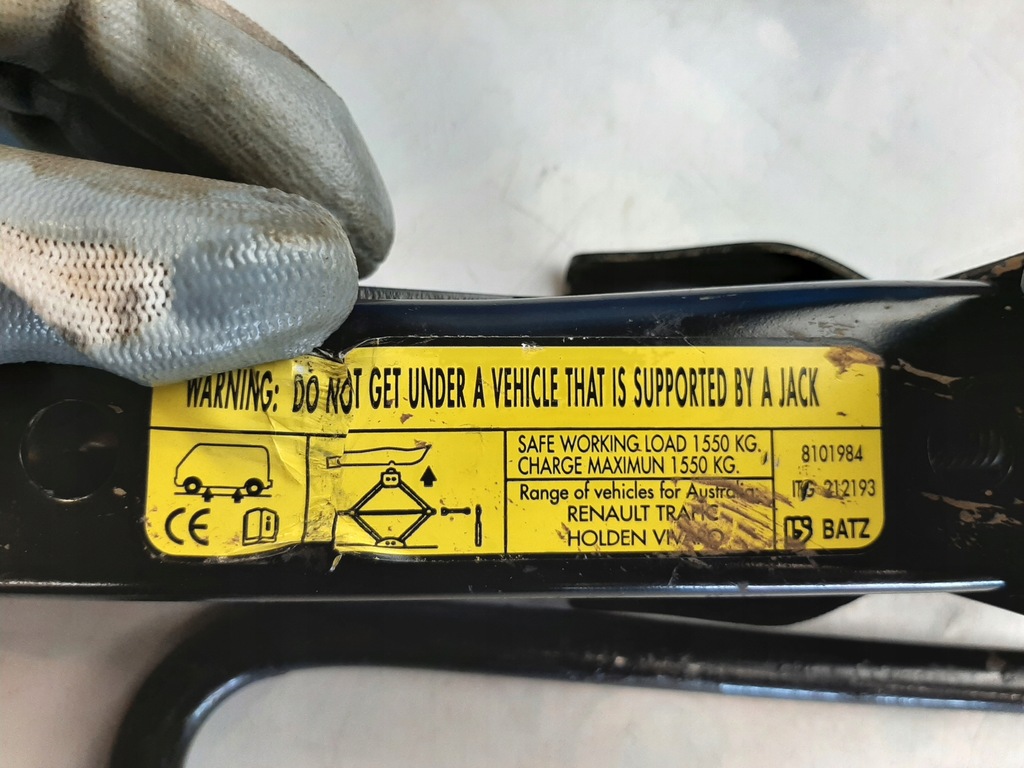 фото №3, Домкрат renault trafic ii 8101984