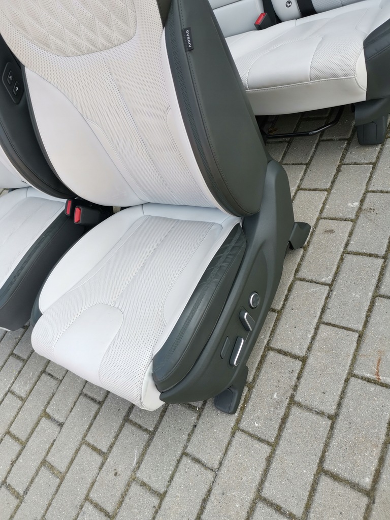 фото №9, Hyundai santa fe iv lift комплект сидінь шкіра сидіння заднє сидіння обшивки 7 осіб