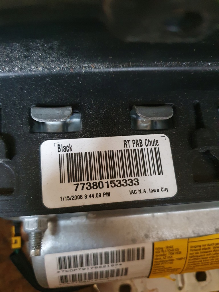 фото №6, Chrysler grand voyager подушка пасажира подушка безпеки