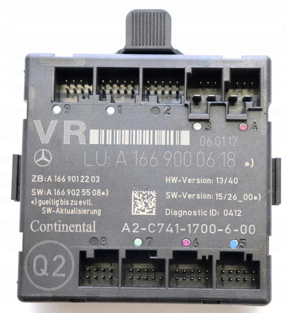 фото №1, Модуль дверь правый перед a1669000618 mercedes w117