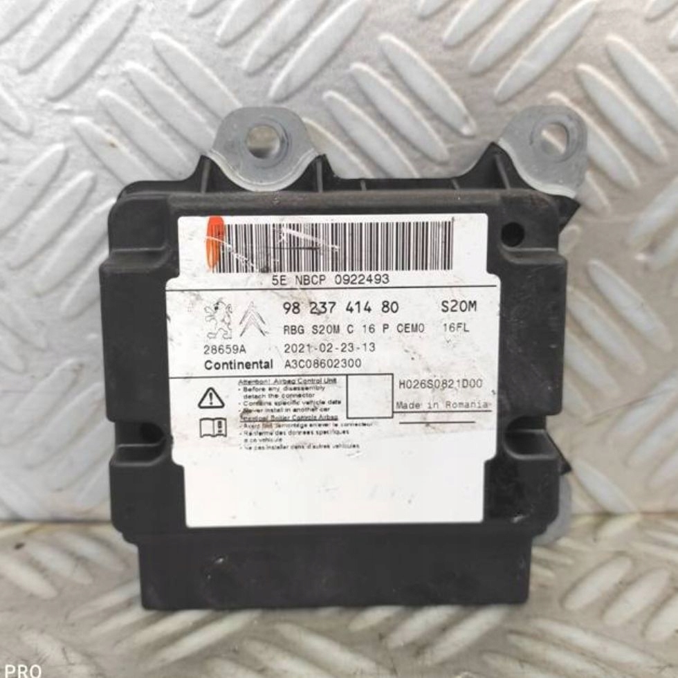 Купить Модуль датчик подушка безопасности opel corsa f crossland x citroen c3 3 9823741480