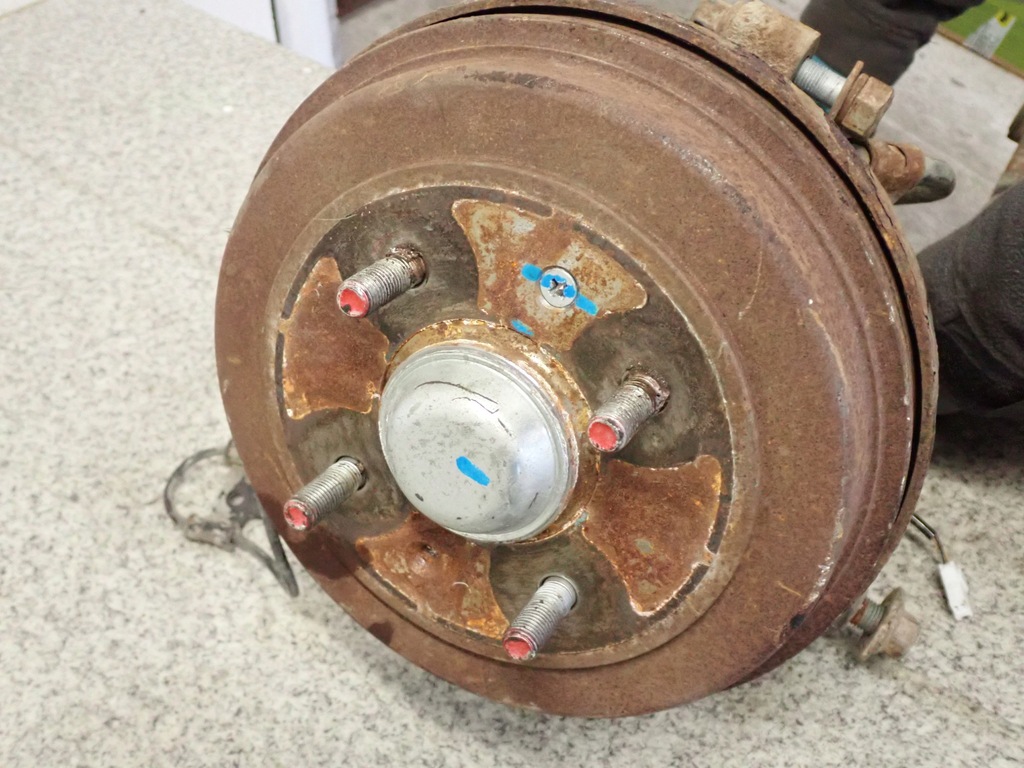 фото №7, Hyundai matrix 06- поворотный кулак задняя левая