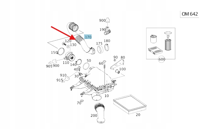 Купить Труба шланг воздуха mercedes sprinter w906 оригинальный номер a9065280224