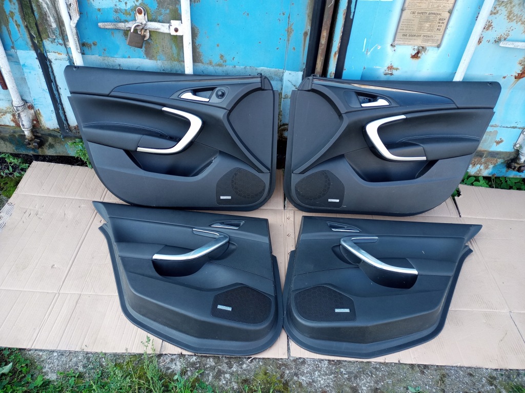 фото №8, Opel insignia a сидіння заднє сидіння обшивки оббивка напівшкіра infinity kombi eu