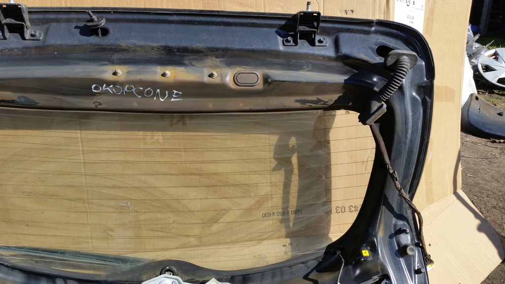 фото №9, Крышка багажника задняя задняя kia rio iii hb 5d