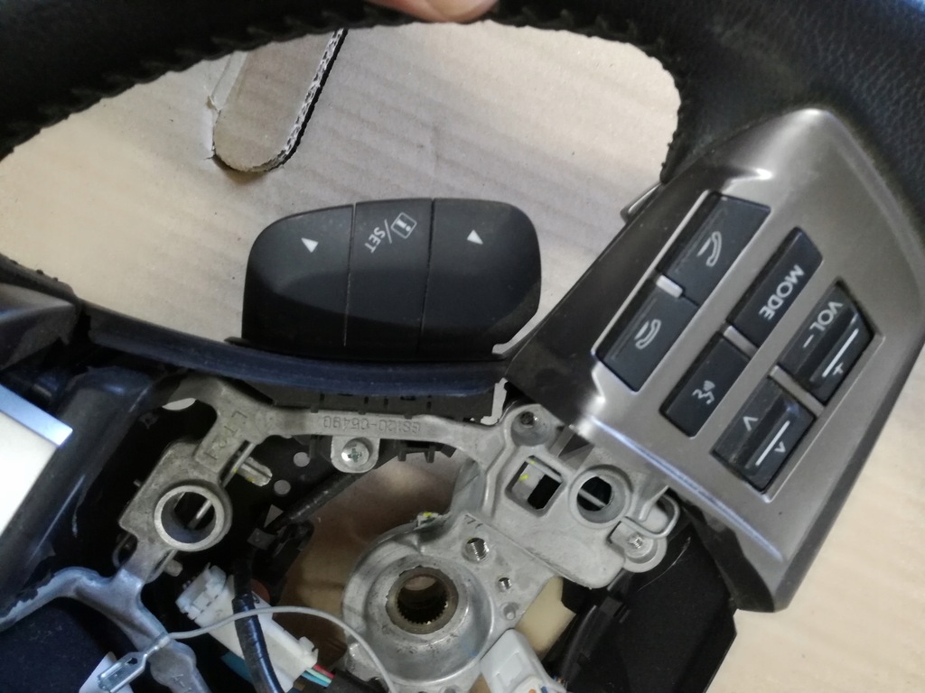 фото №9, Subaru xv forester outback воздуховод кожа лепестки переключения gs120-05490